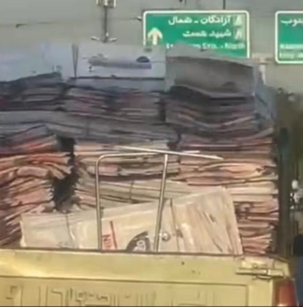 حمل بسته بندی تقلبی رویال کنین با وانت